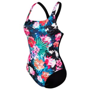 W Arena Flower Swimsuit Control Pro Back