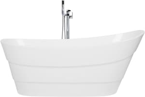 Vasca da bagno freestanding ovale bianca BUENAVISTA
