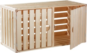 Cassetta in legno A1/1 con porta