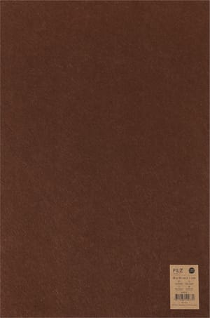 Feutre, brun foncé, 30x45cm x 3mm