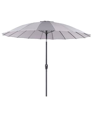 Parasol de jardin  2.55 m gris clair BAIA