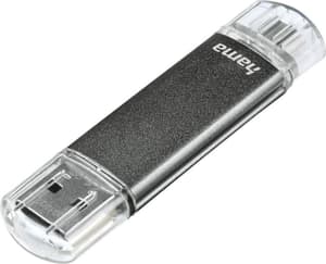 Laeta Twin USB 2.0, 64 GB, 15 MB/s, Grigio