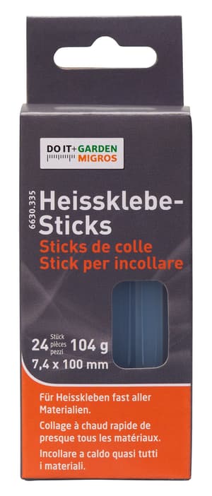 Heissklebe-Sticks, 24 Stück 7,4x100mm
