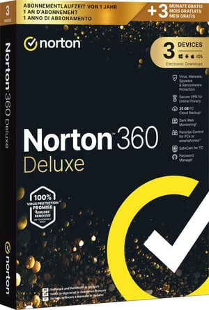 Norton 360 Gold 25GB 3 Device 15MO [PC/Mac/Android/iOS]