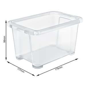 EVO Easy Aufbewahrungsbox 1.2l,  Kunststoff (PP) BPA-frei, transparent