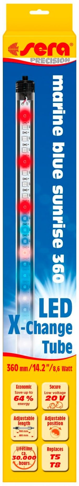 Ampoule LED X-Change Tube MBS, 360 mm