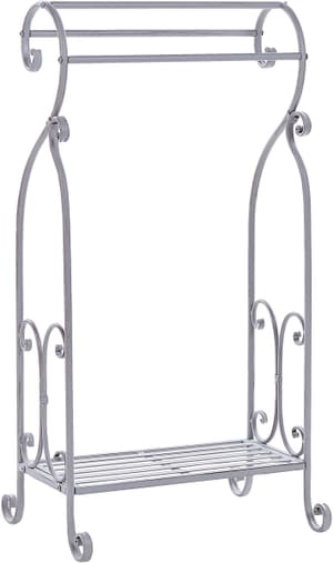 Porte-serviettes 49 x 91 cm gris LINARES