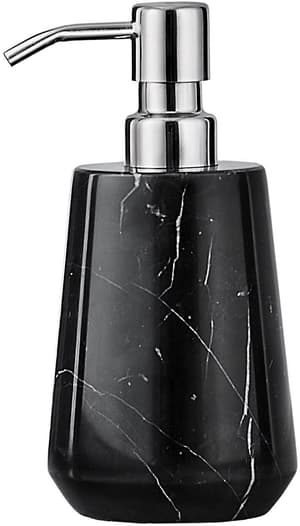 Distributeur de savon Carrara 150 ml, Noir