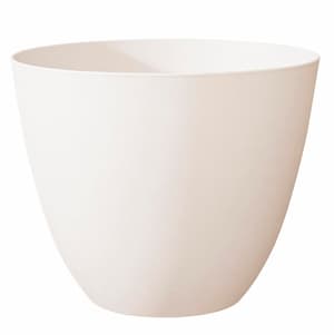 Elemento vaso da fiori rotondo, 40 cm, bianco