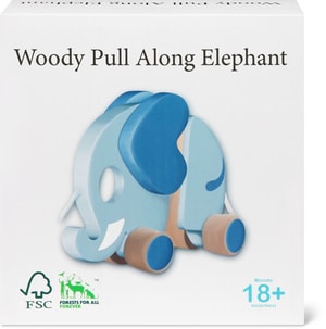 Woody Nachzieh-Elefant