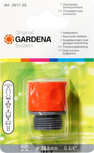 Original GARDENA System Übergangsstück