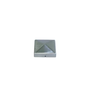 Attacco a piramide in acciaio inox 7,1 x 7,1 cm