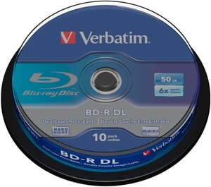 BD-R 50 GB, broche (10 pièces)