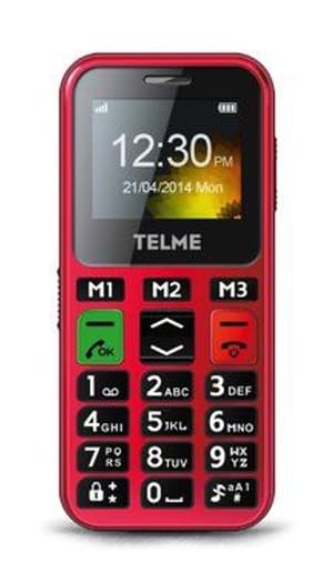 Emporia Telme C150 Mobiltelefon rot