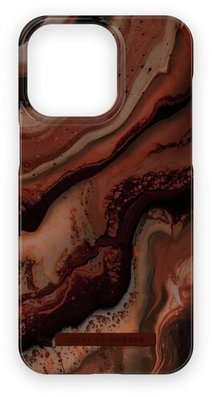 Back Cover Dark Amber Marble iPhone 15 Pro Max