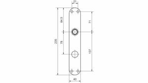 Cartella per porta GLUTZ 5345 glide