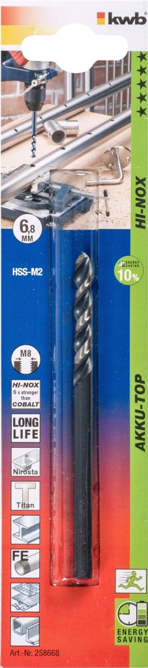 Hi-Nox HSS M2, ø 6.8 mm