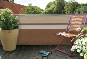 Toile de balcon design haut de gamme 500x90