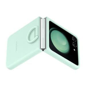 Galaxy Z Flip5 Silicone Case with Ring Mint