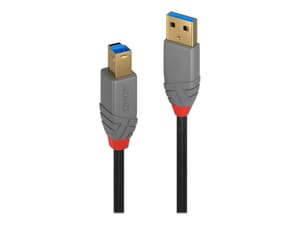 USB 3.0 Typ A an B Kabel, Anthra Line 3m