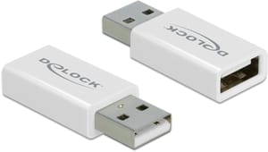 2.0, Datenblocker USB-A Stecker - USB-A Buchse
