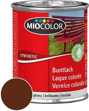 Synthetic Vernice colorata lucida Marrone cioccolato 750 ml