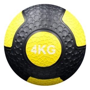 Gewichtsball Medecine Ball aus strapazierfähigem Gummi | 4 KG