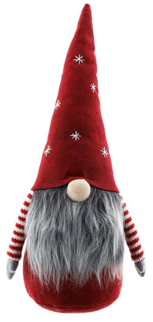 Wichtel aus Filz, stehend, 40cm, rot
