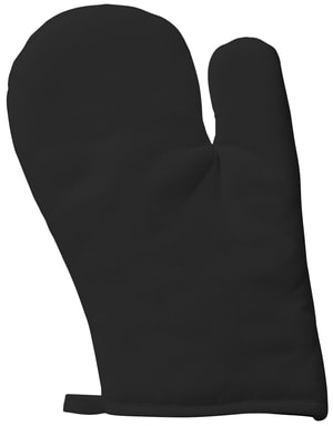 Grillhandschuh, 20 x 34 cm, Schwarz