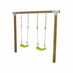 Cubic Support de balançoire avec 2 sièges de balançoire verts