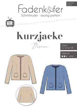 Papierschnittmuster Kurzjacke