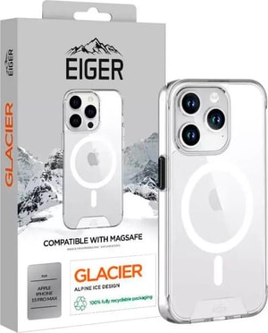 Glacier MagSafe Case iPhone 15 Pro Max transparent