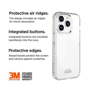 iPhone 15 Pro, Ice Grip transparent