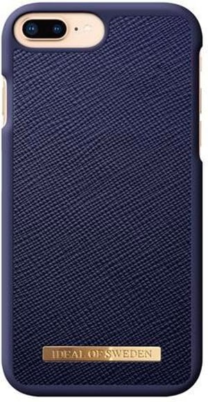 Apple iPhone 8+/7+/6S+/6+ Designer Hard-Cover "Saffiano navy"