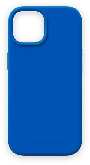Coque arrière Silicone iPhone 15 Plus Bleu cobalt