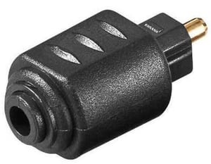 Audio-Adapter 3,5 mm mini Toslink-Kupplung > Toslink-Stecker