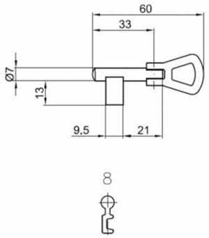 Klappringschlüssel 7251