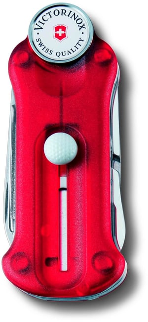 Taschenmesser Golf Tool rot
