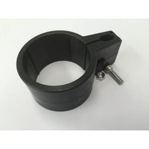 Einfachschelle für Torpfosten, schwarz D 6.0 cm