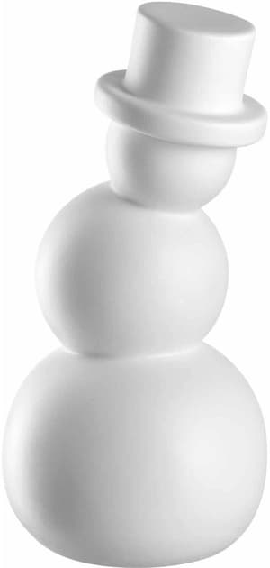 Schneemann Pablo Durchmesser 14 cm, Weiss