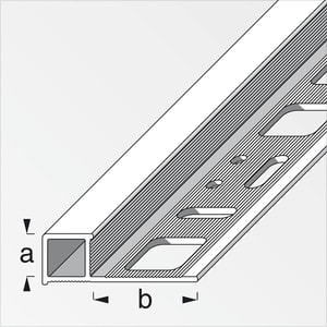 Profilé carré en aluminium 2.5m