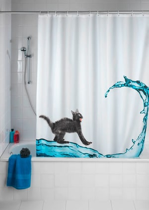 Duschvorhang Cat Anti-Schimmel