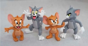 Set di figurine di Tom e Jerry