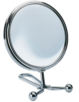Specchio per cosmesi universale cromo Ø 12.5 cm