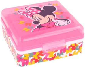 Minnie Mouse - boîte à goûter carrée avec compartiments