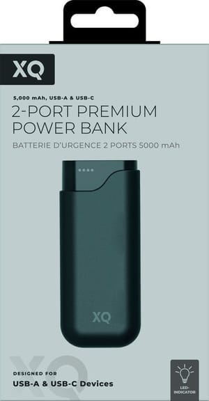 Premium Powerbank 5000 mAh black