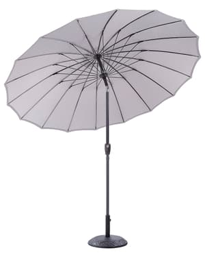 Parasol de jardin  2.55 m gris clair BAIA