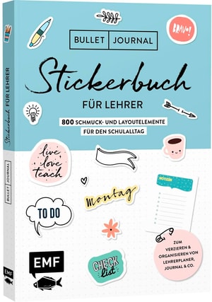 Stickerbuch für Lehrer 800 Stück