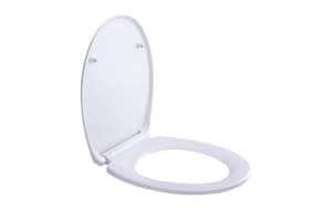 Toilettensitz Duroplast mit Absenkautomatik Weiss