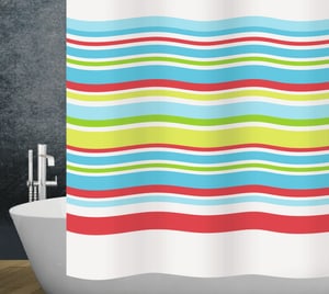 Tenda da doccia Stripes 180 x 180 cm